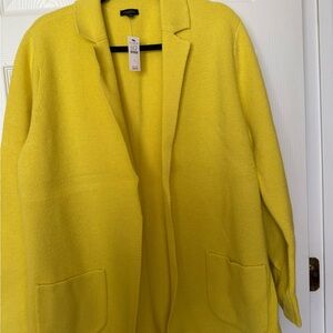 Talbots Sunny Yellow Knit Cardigan